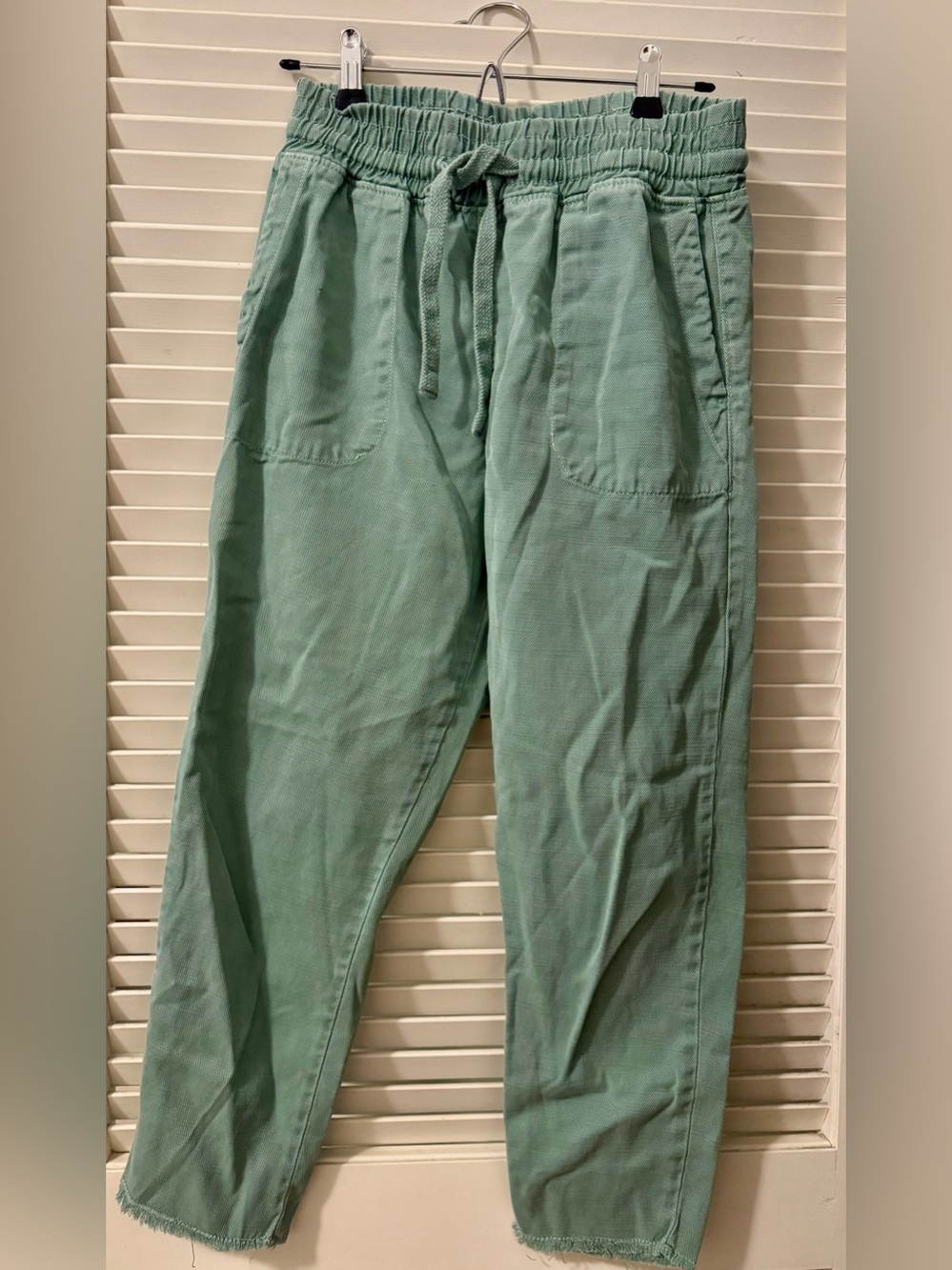 Zara Mint Green Drawstring Joggers
